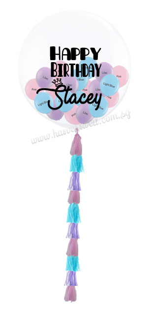 Custom Jumbo Gumball Helium Latex Balloon Singapore